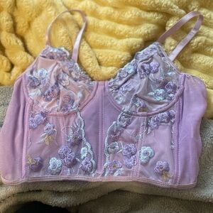 Corset style tank top